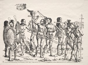 Kungen av Cochin, 1508. av Hans Burgkmair