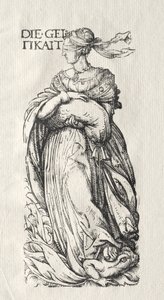 De sju lasterna: Avarice, ca. 1510. av Hans Burgkmair
