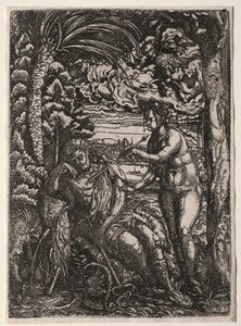 Venus och Merkurius. av Hans Burgkmair