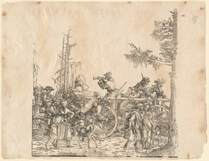 Bönder med en vagn av Hans Burgkmair I