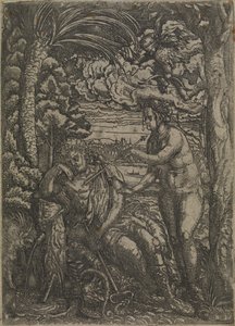 Venus och Merkurius av Hans Burgkmair d.Æ.