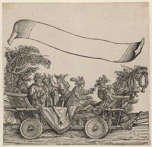 Naturliga dårar Kejsar Maximilian I:s triumftåg, ca 1515