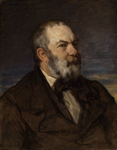 Porträtt av målaren Johann Wilhelm Schirmer
