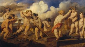 Putti bygger banan
