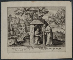 Helige Jerome. av Hans Collaert