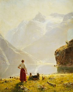 En sommardag på en norsk fjord