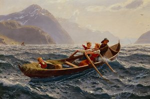Båtroddtur vid Sognefjorden