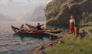 Vardagsliv i fjordlandskap av Hans Dahl