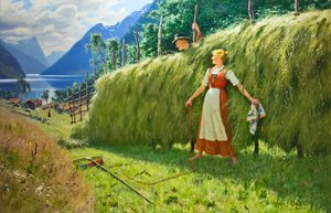Sommaravsnitt (olja på duk)