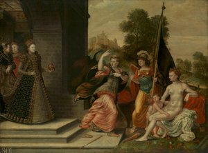 Elisabet I och de tre gudinnorna