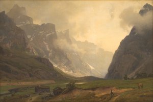Trolltopparna i Romsdalen: Romsdalshornsfoten till höger