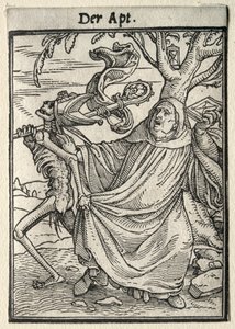 Dödsdansen: Abboten av Hans Holbein