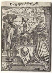 Dödsdansen: Dödsvapenet av Hans Holbein