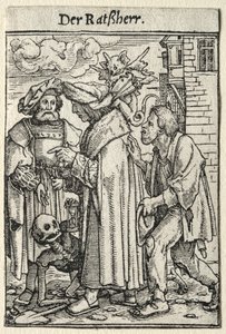 Dödsdansen: Rådmannen av Hans Holbein