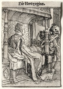 Dödsdansen: Hertiginnan. av Hans Holbein