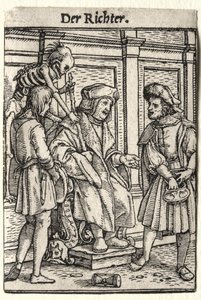 Dödsdansen: The Judge av Hans Holbein