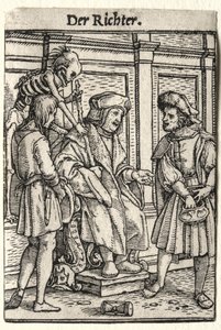 Dödsdansen: The Judge. av Hans Holbein
