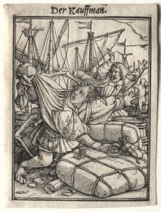 Dödsdansen: Köpmannen av Hans Holbein