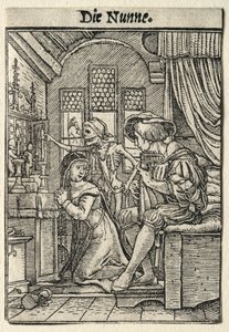 Dödsdansen: Nunnan. av Hans Holbein