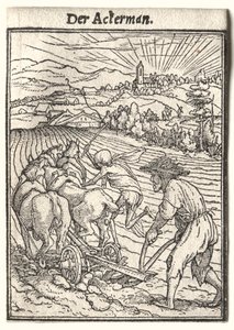 Dödsdansen: Plogmannen av Hans Holbein