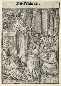 Dödsdansen: Predikaren av Hans Holbein