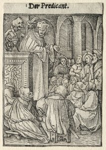 Dödsdansen: Predikaren. av Hans Holbein
