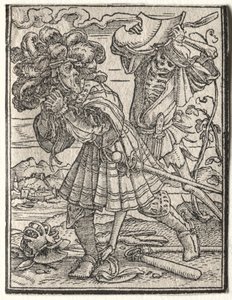 Dödsdansen: Greven eller jarlen. av Hans Holbein