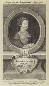 Catharine Howard, drottning av kung Henrik VIII av Hans Holbein der Jüngere