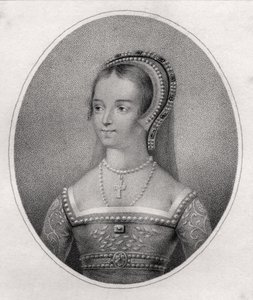 Catherine Parr, graverad av Bocquet, från 