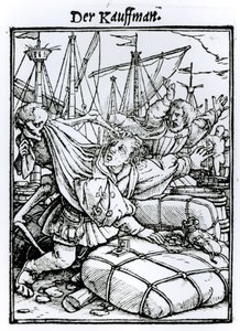 Döden och köpmannen, från 