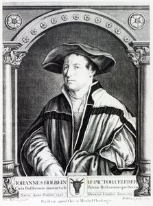 Hans Holbein den yngre, graverad av Bartholomaus Huebner, 1790 av Hans Holbein der Jüngere