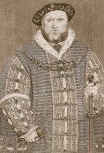 Henrik VIII, illustration från Cassell