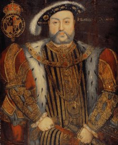Porträtt av Henrik VIII (1491-1547)
