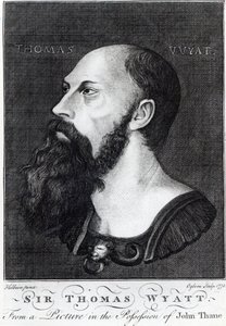 Porträtt av Sir Thomas Wyatt den yngre (ca 1521-54) graverat av Ogborn, 1775 av Hans Holbein der Jüngere