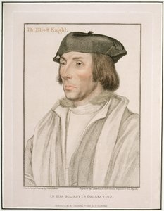 Sir Thomas Elyot (ca 1490-1546) graverad av Francesco Bartolozzi (1727-1815) 1794 av Hans Holbein der Jüngere