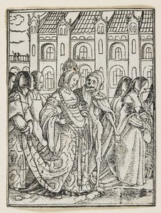 Kejsarinnan från Dödsdansen (Lyon), 1538, 1523-1526 av Hans Holbein der Jüngere