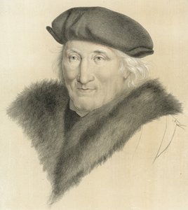 Oidentifierat porträtt av Hans Holbein, från den engelska kungliga samlingen.