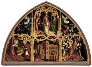 Tyska: Basilika Santa Maria Maggiore, rechter Tafel: Enthauptung der hl. Dorothea Basilica Santa Maria Maggiore av Hans Holbein the Elder