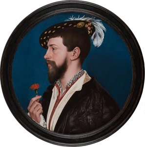Porträtt av Simon George av Cornwall , ca 1535-40 (blandteknik på ekträ) av Hans Holbein the Elder