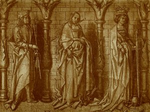 St. Willibald, Lucia och Katharina av Hans Holbein the Elder