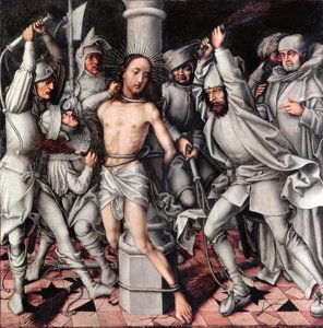 The Flagellation of Christ, detail from an altarpiece, 1496 