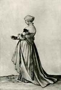 Bourgeoise från Basel av Hans Holbein der Jüngere