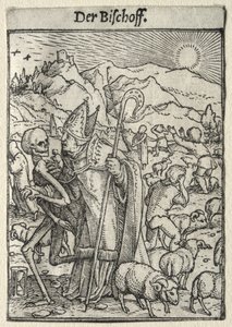 Dödsdansen: Biskopen av Hans Holbein the Younger