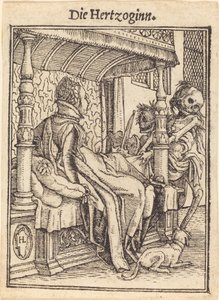 Hertiginnan. av Hans Holbein der Jüngere