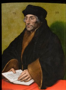Erasmus av Rotterdam, ca 1530 (olja på trä)