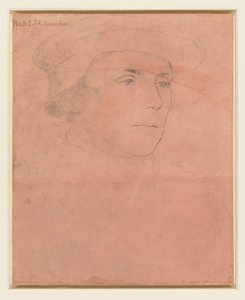 Hans Holbein den yngre - Sir Richard Rich, senare 1:e baron Rich (14967-1567) ca 1532-43 av Hans Holbein the Younger