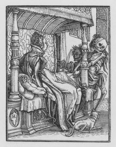 Holbeins Dödsdans: Hertiginnan av Hans Holbein der Jüngere