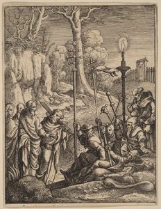 Jesus konfronterar sina belackare av Hans Holbein the Younger