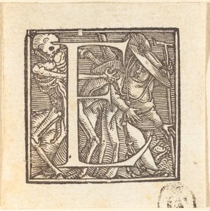 Bokstaven E. av Hans Holbein der Jüngere
