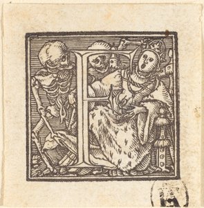 Bokstaven F av Hans Holbein der Jüngere